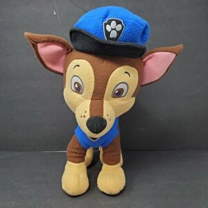 Paw Patrol Chase 16" Plush Stuffed Animal Nickelodeon Toy Police Dog Blue Toy